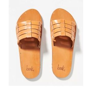 Beek Prion Slide Sandals Honey size 10